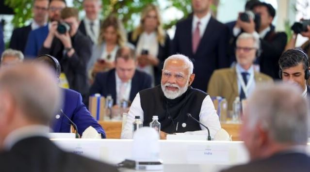 इटली में हुई चुनावी चर्चा, जी7 में बोले पीएम मोदी-'भारत की जनता ने ऐतिहासिक जीत के रूप में दिया आशीर्वाद'